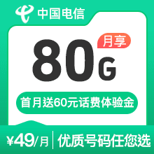 电信49元80G